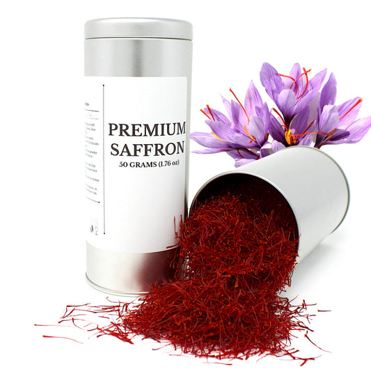 50 Grams (1.76 ounces ) Premium New Season Saffron Threads, Authentic and Hand-Picked